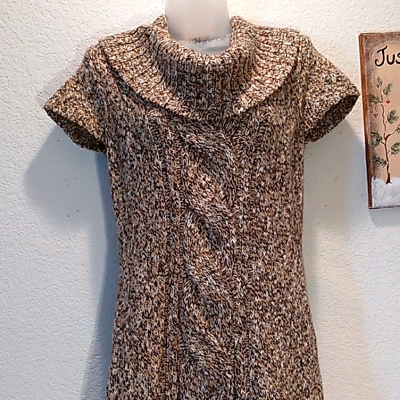 INC PEBBLED CABLE KNIT LONG SWEATER - Picture 4 of 7